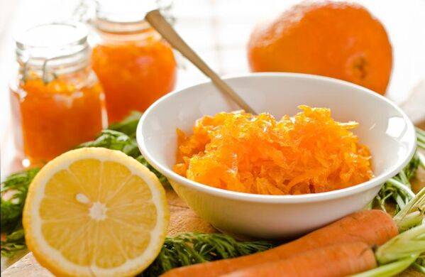 Marmelade de carottes à l'orange