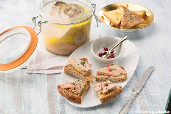 Foie gras en bocal