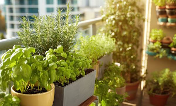 Potager au balcon