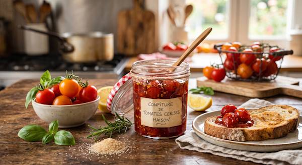 Recette de confiture de tomates cerises