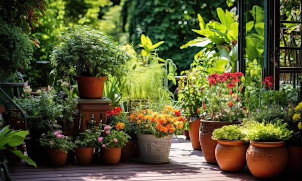 Comment aménager sa terrasse avec des plantes ? - © Marina - stock.adobe.com