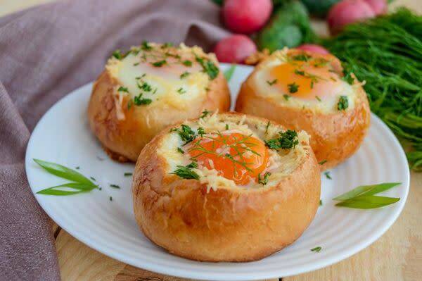 Pain surprise façon oeuf cocotte
