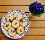 Tuile à la violette