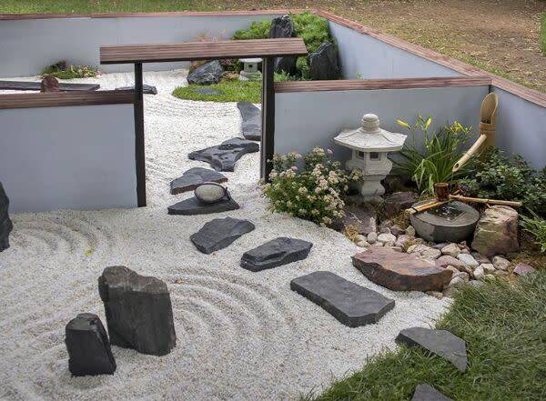 Un mini-jardin japonais
