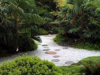 Un jardin urbain luxuriant