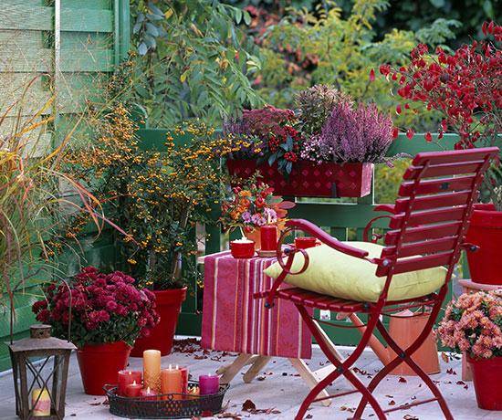 Que faire sur le balcon ou la terrasse en octobre ?