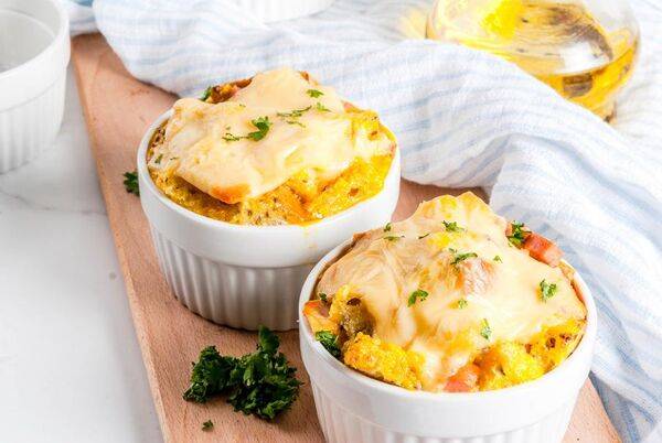 Oeufs cocotte à la butternut