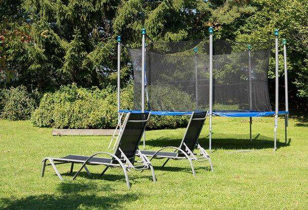 Le trampoline comme aire de jeux