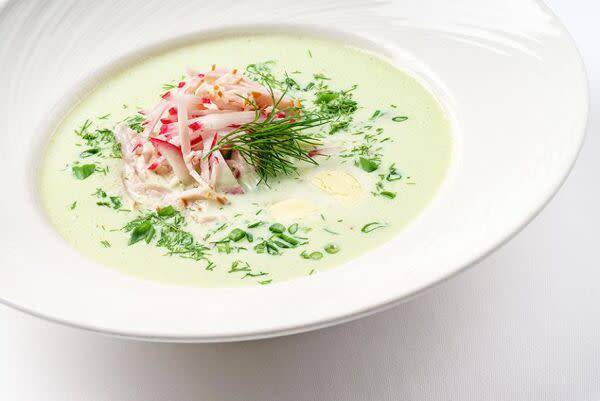 Potage aux fanes de radis