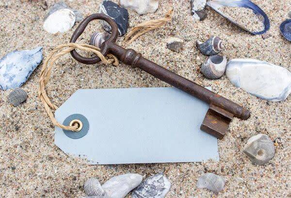 Porte-clefs en coquillages