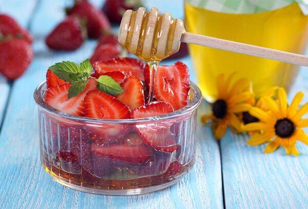 Fraises au miel