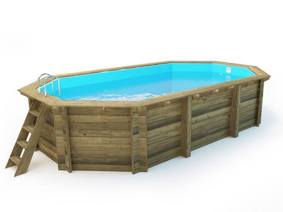 Piscine Bois " Palma 130 " - 7.57 X 4.07 X 1.31 M -habitat Et Jardin - Image 2
