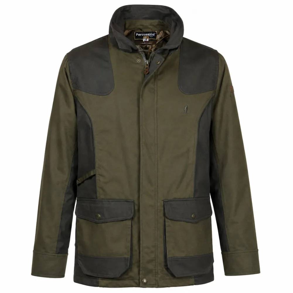 Veste de chasse Tradition  8 poches polyester coton kaki M à 4XL Percussion - Image 2