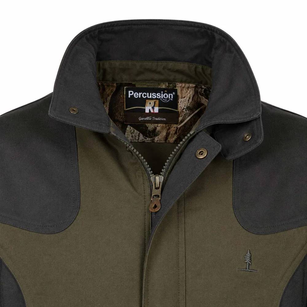Veste de chasse Tradition  8 poches polyester coton kaki M à 4XL Percussion - Image 4