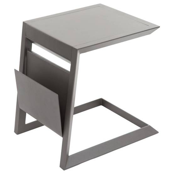 Hesperide - Table d appoint de jardin carrée "Allure" praline 55x45x55cm en aluminium traité époxy Hespéride - Image 1
