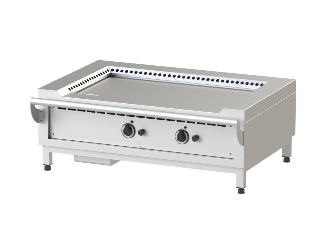 TEPPAN YAKI JUMBO GAZ PORTABLE - ACIER FE 510 - 14 kW - NAYATI