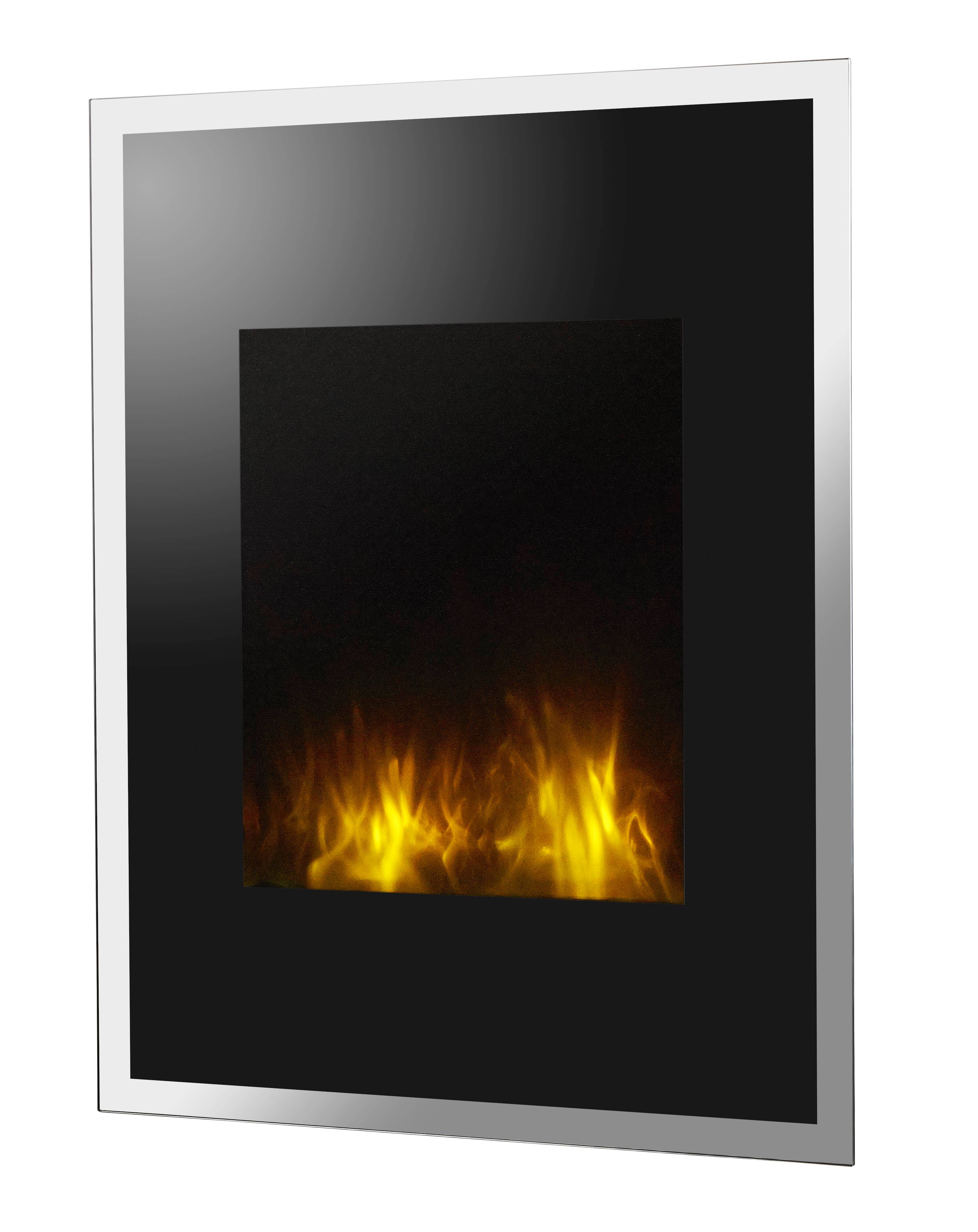 Cheminée électrique Murale Empire State 65 cm Effet Flammes LED Chemin'Arte - Image 1