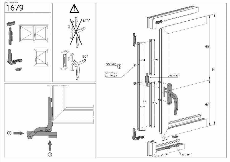 Kit de fermeture FAPIM - 1679 - Image 2