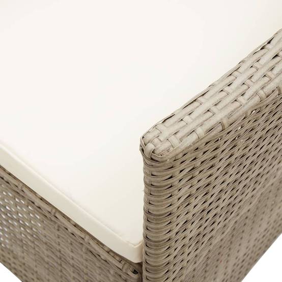 Prolenta Premium - Chaises de jardin rotin beige 58 x 62 x 108 cm - Prolenta premium p3147.6 - Image 10