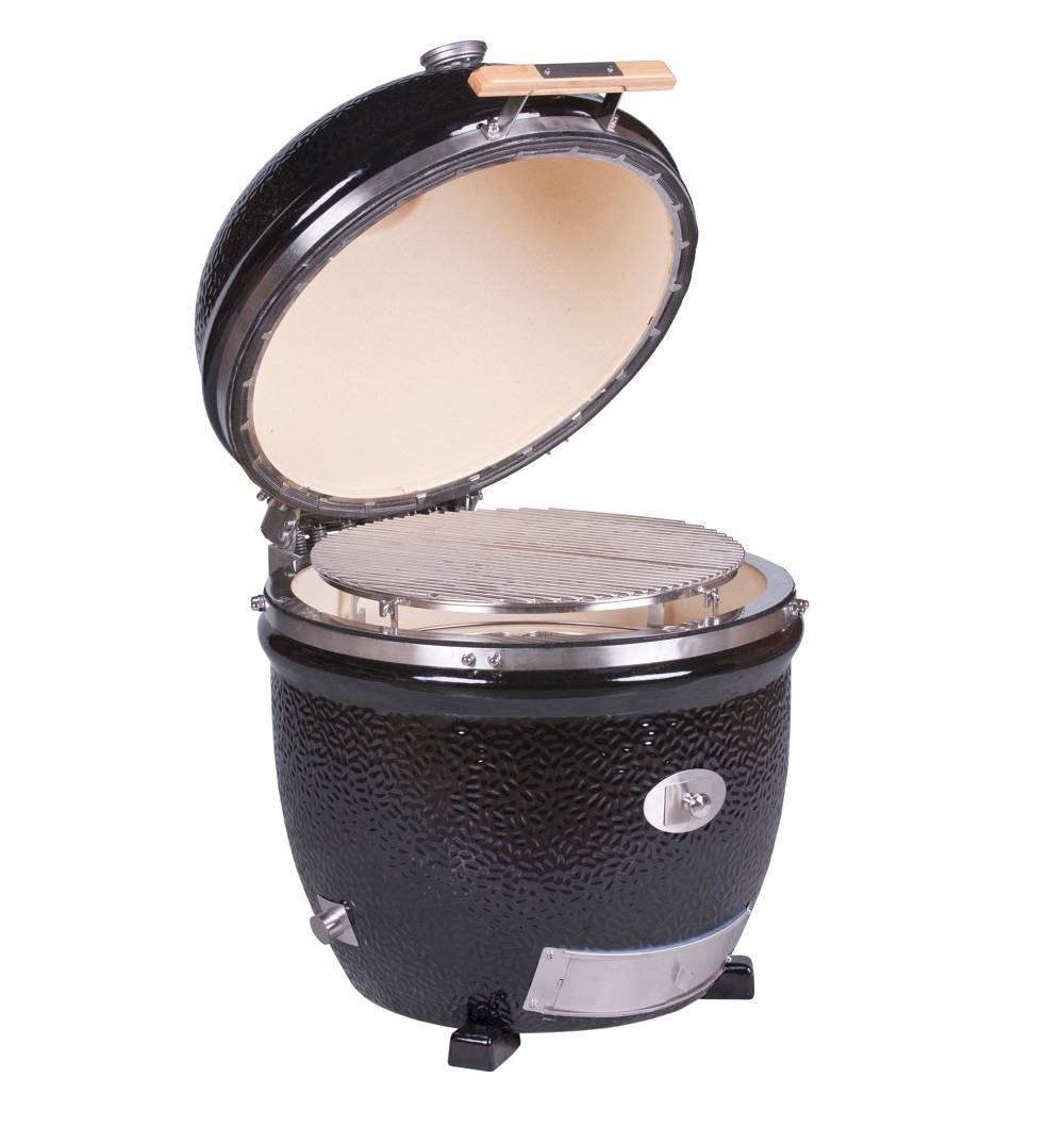 Kamado Monolith LeCHEF Pro Série 2.0 Noir sans Chariot - Image 2