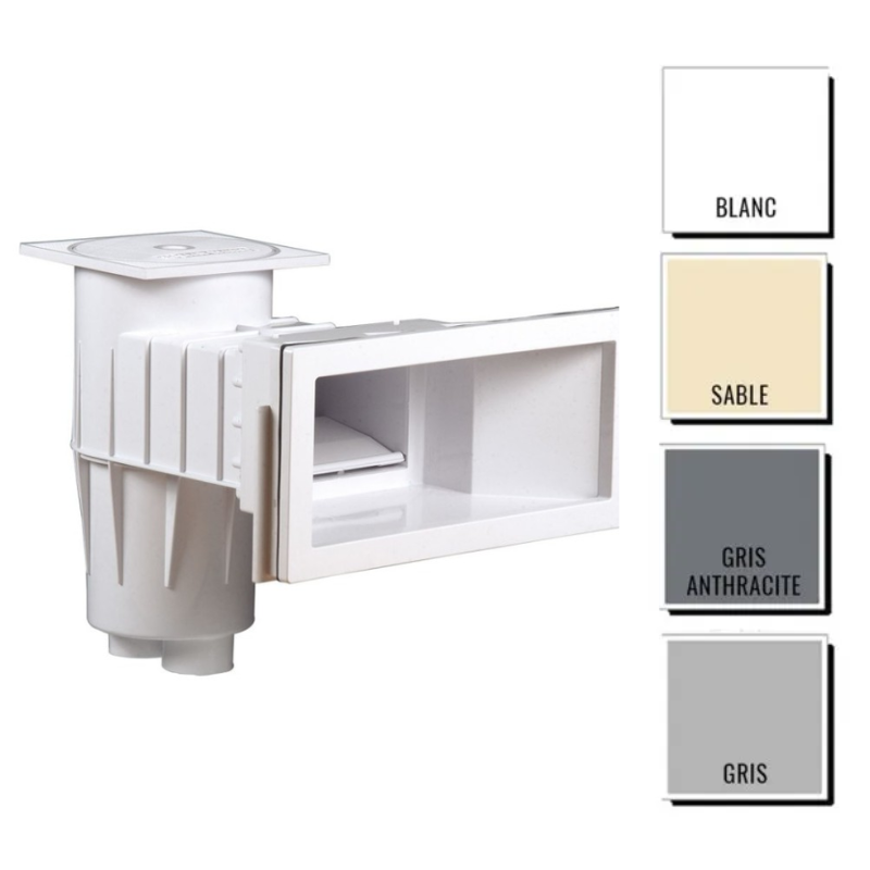Skimmer Hayward Premium 3119 grande meurtrière - piscine béton/liner - Blanc - Image 1