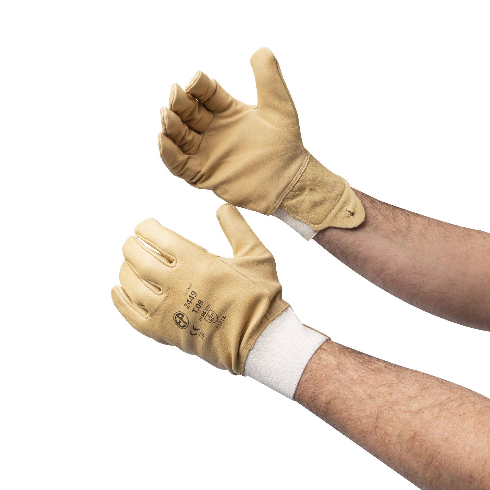 Gants fleur vachette hydrofuge, la paire - T 09 - Image 3