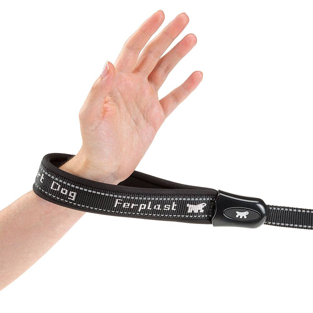 Ferplast - Ferplast Laisse chien SPORT DOG, Laisse de dressage pour chien taille moyenne, Poignée rembourrée, Mousqueton en métal, Coutures réfléchissantes, - Image 2