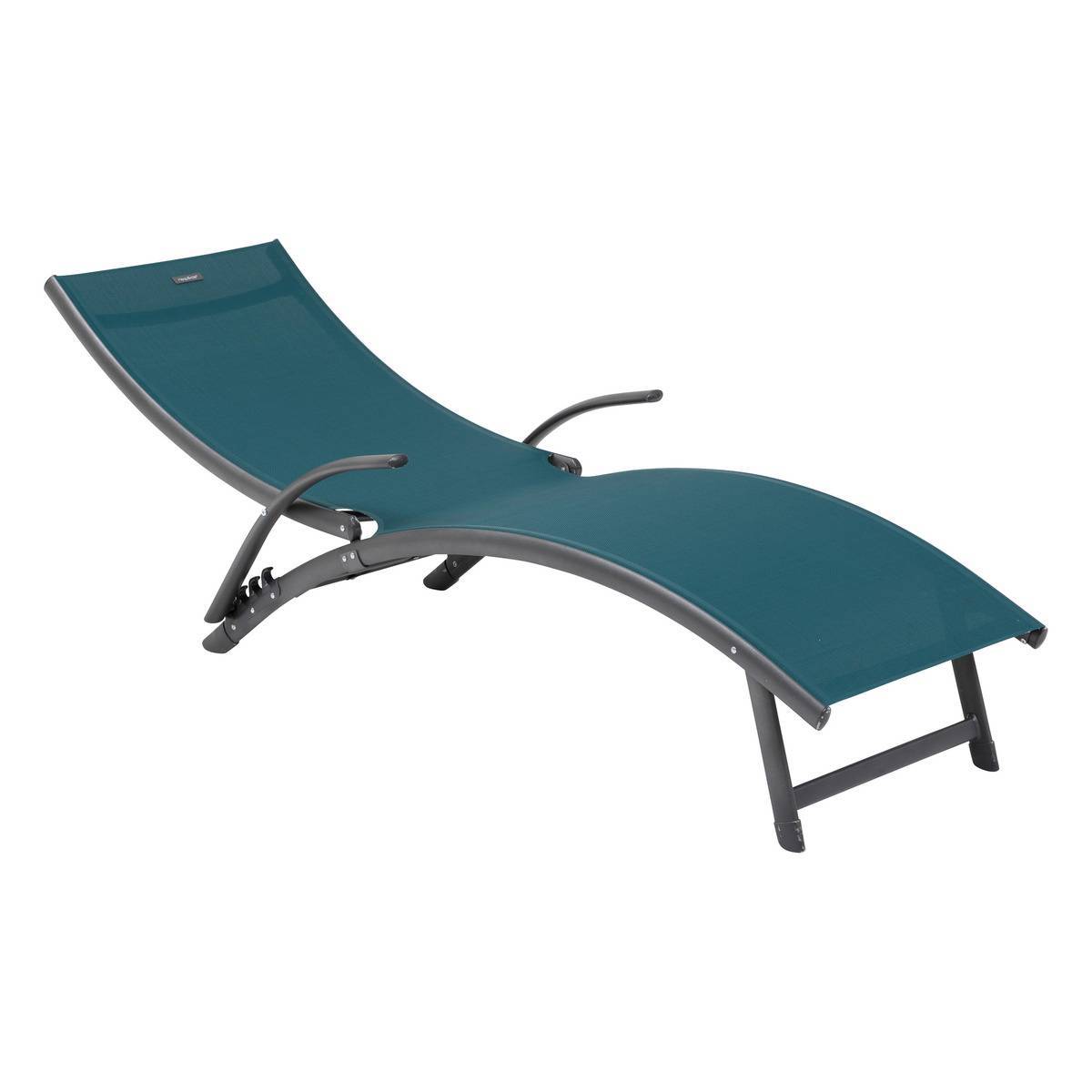 Hesperide - Transat "Samba" bleu canard & graphite en aluminium traité époxy Hespéride - Image 3