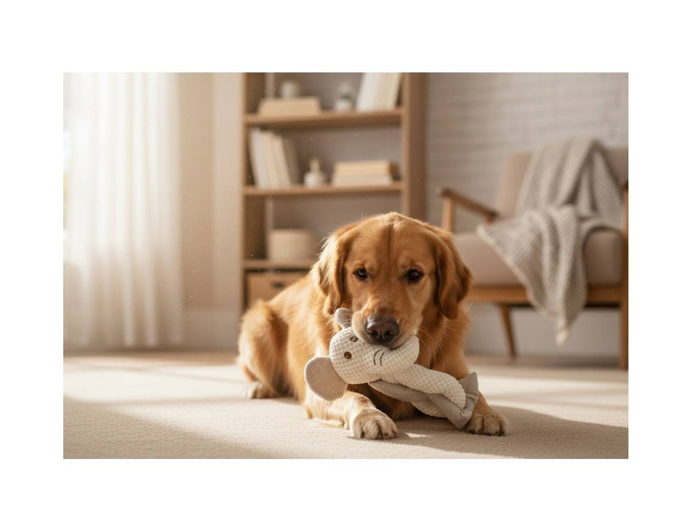 Eden - Peluche éléphant pour chien 25 x 9 x 28 cm - Image 3