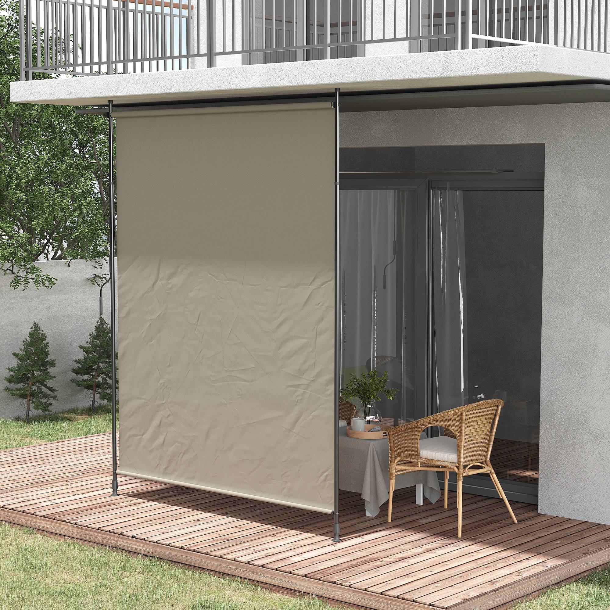 Store vertical aluminium sable 200 x 2.8 x 305 cm - PANGIVO - Image 3