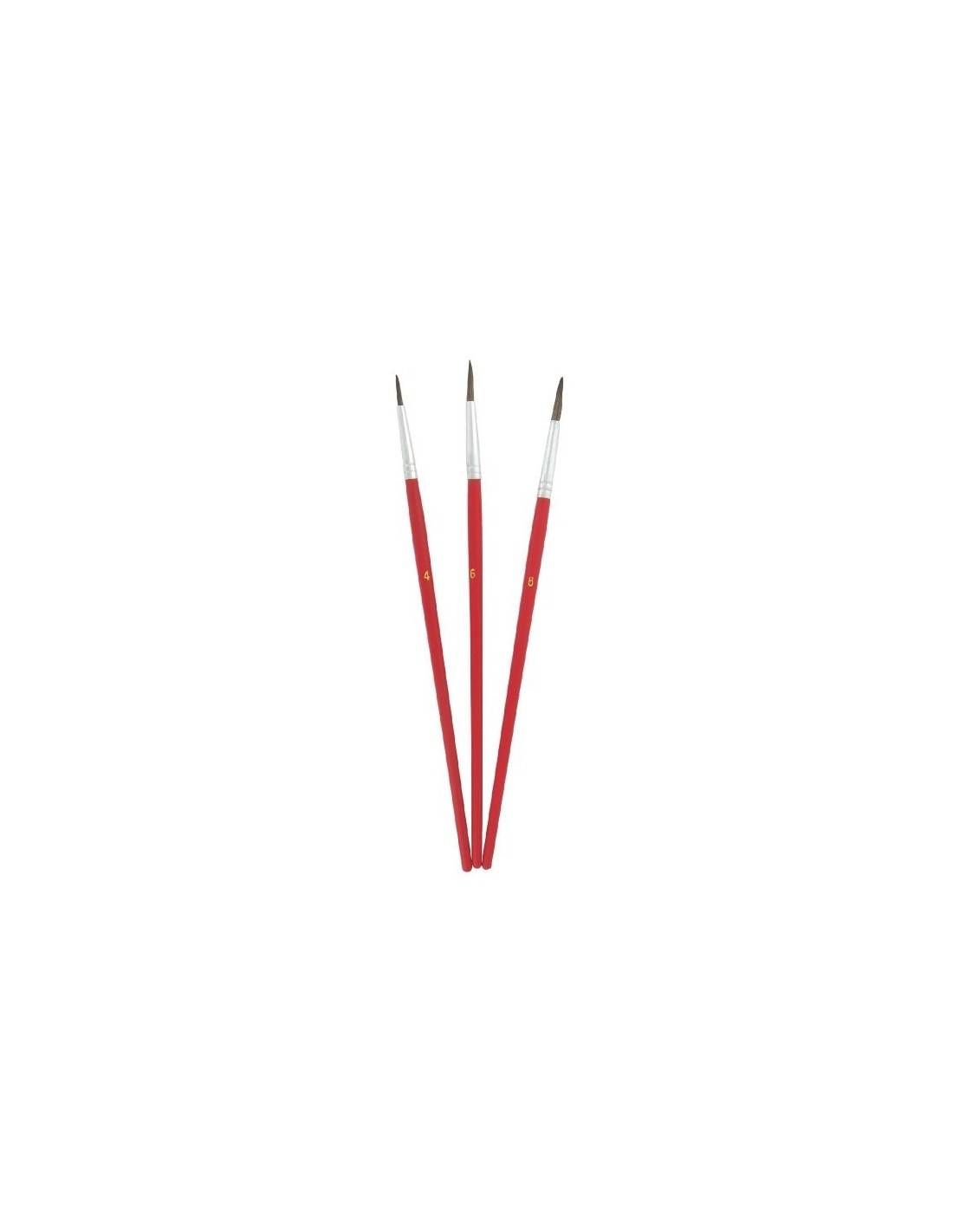 Pinceaux Aquarelle Outibat Set De 3 Pinceaux Pour Aquarelle - Outibat