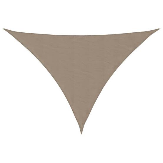 Voile de parasol tissu oxford taupe 3,5 x 3,5 x 4,9 cm - PANGIVO - Image 1