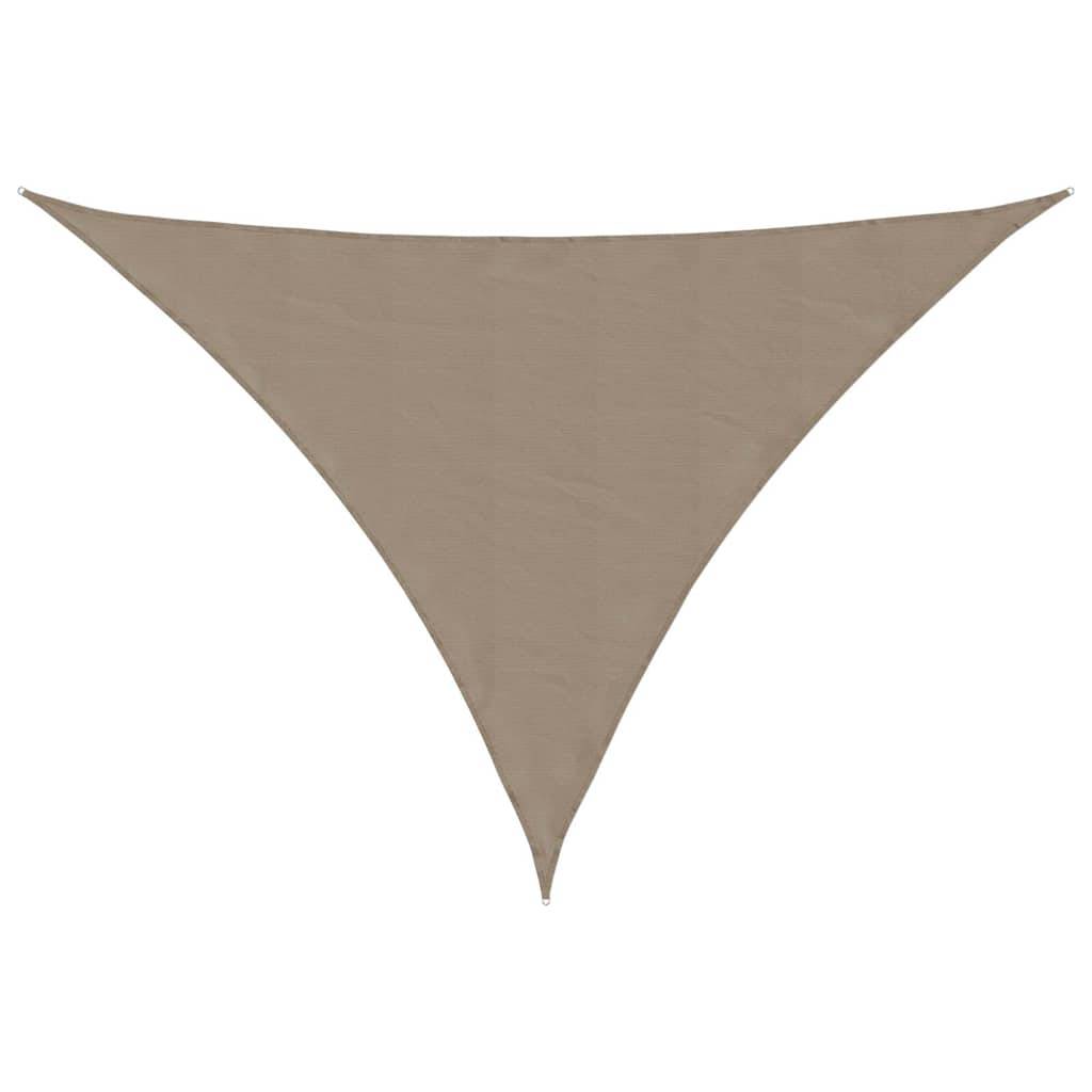 Voile de parasol tissu oxford taupe 3,5 x 3,5 x 4,9 cm - PANGIVO - Image 1