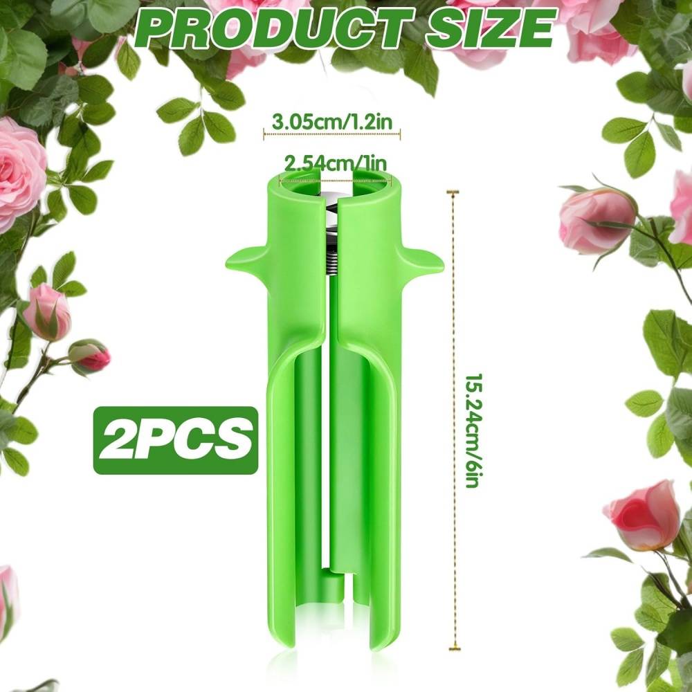 Lot de 2 outils à épines pour roses - ABS anti-rouille - 15 cm - Living123 - Image 6