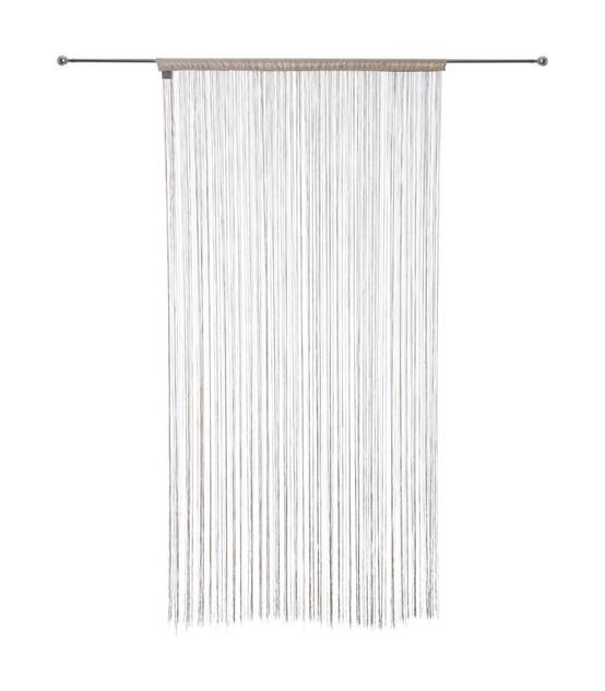 Rideau fil Beige Lin 90 x 200 cm densité optimale - Image 2