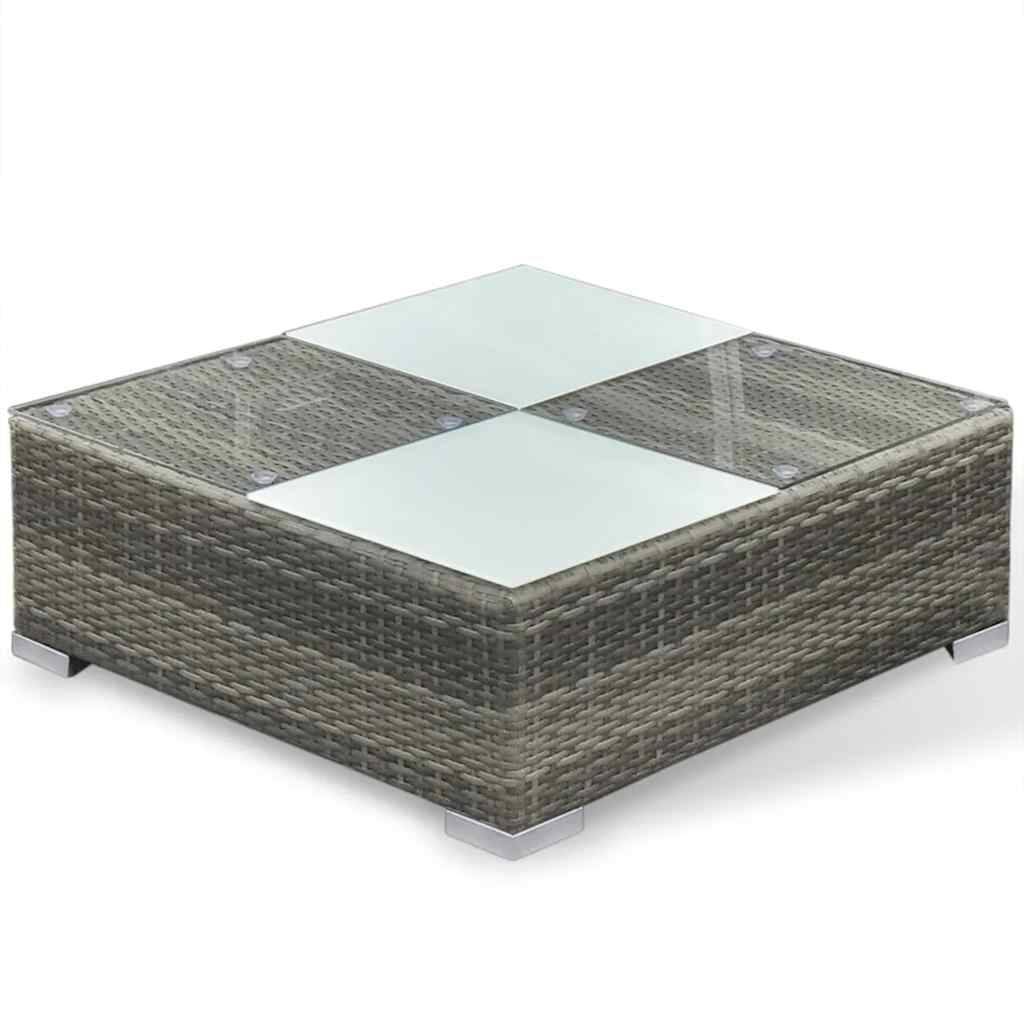Vidaxl - Salon de jardin 6 pcs avec coussins résine tressée gris vidaXL 41879 - Image 8