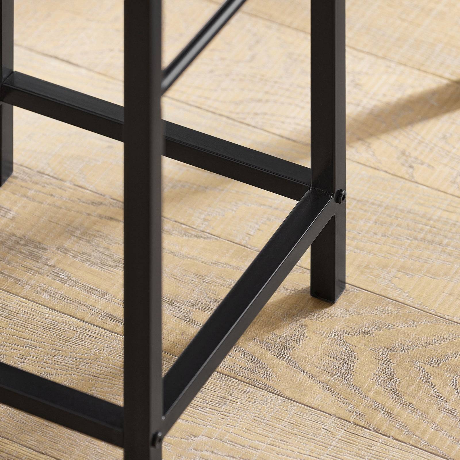 SoBuy Table et 2 Tabourets de Bar Bistrot Hauts pour Cuisine, Salon, Salle à Manger - Image 7
