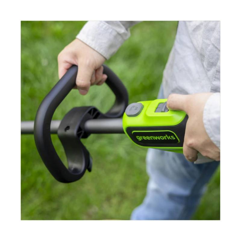 Greenworks - Coupe-bordures 33cm Brushless 24V GREENWORKS Génération 2 - Sans batterie ni chargeur - ST24L02-01 - Image 4
