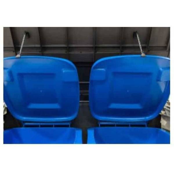 Sans Marque - Coffre de rangement extérieur KETER en résine 880 litres Noir - Malle de jardin sans vérins - Image 4