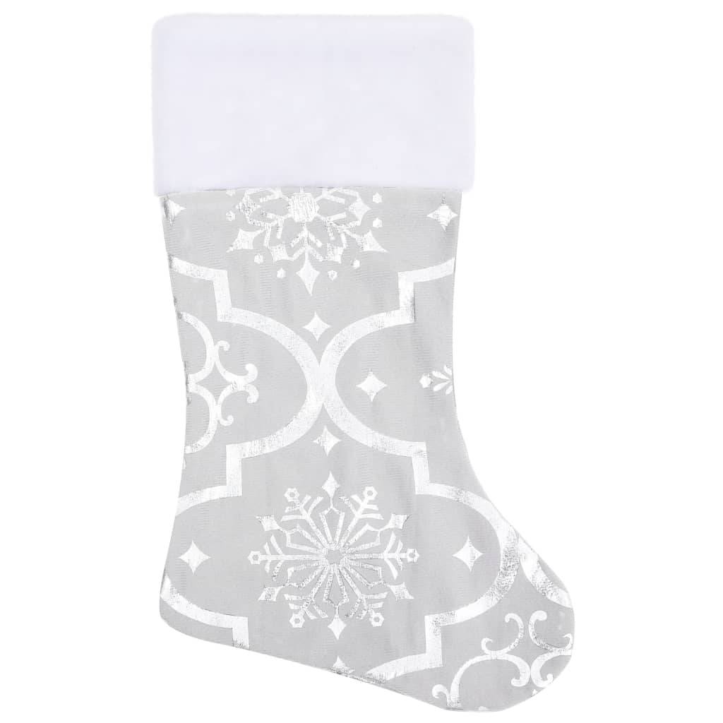 Jupe de sapin de Noël - Robe de sapin - Tapis de sapin de luxe avec chaussette Blanc 90 cm Tissu - Image 4