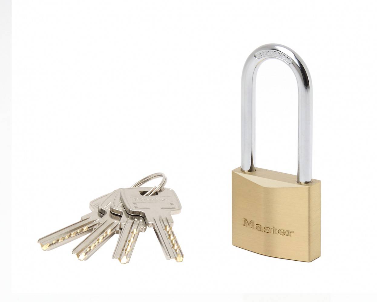 Master Lock - Cadenas à clé MASTERLOCK laiton, l.40 mm - Image 1