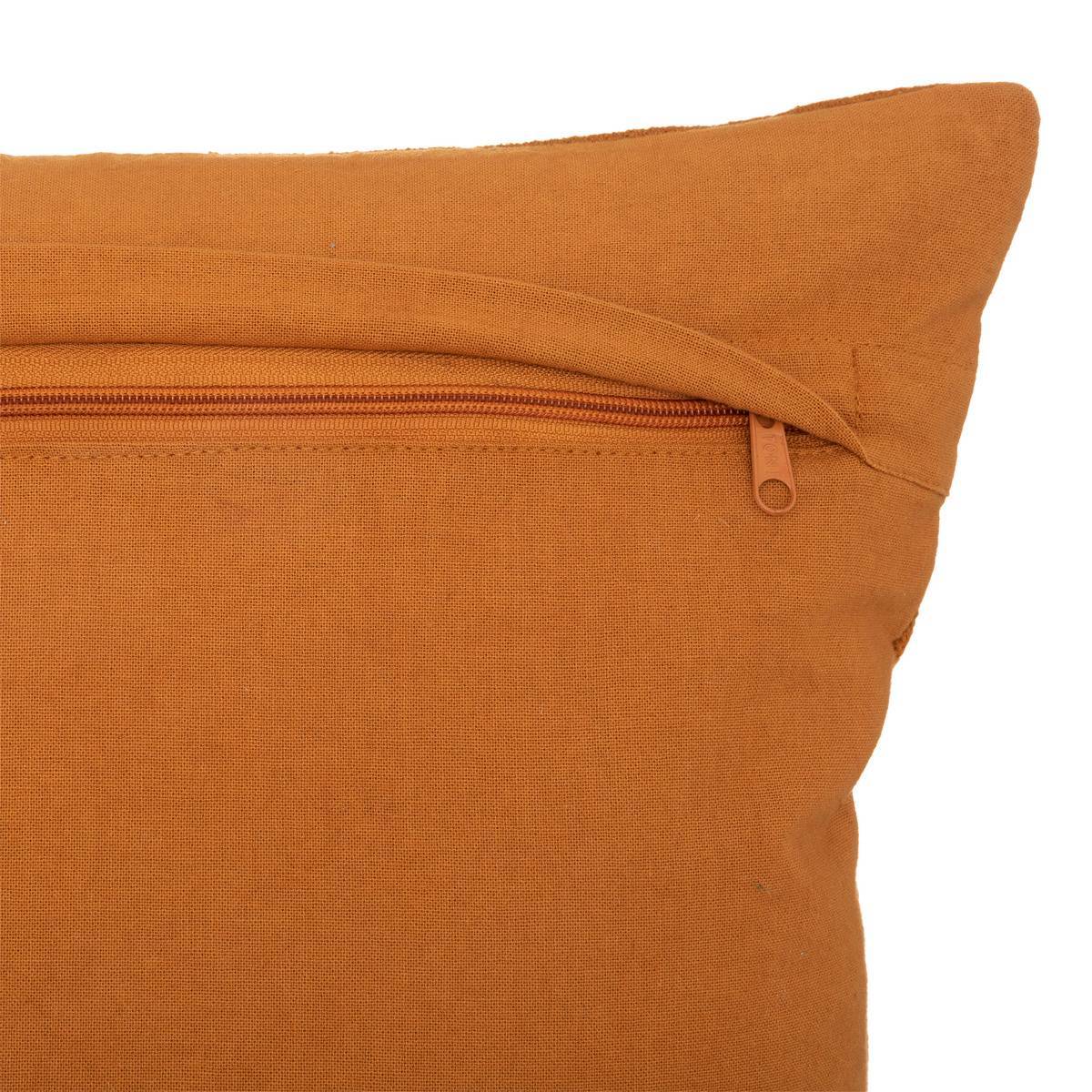 Atmosphera - Coussin "Hary" jaune moutarde 45x45cm - Atmosphera Créateur d'intérieur - Image 2