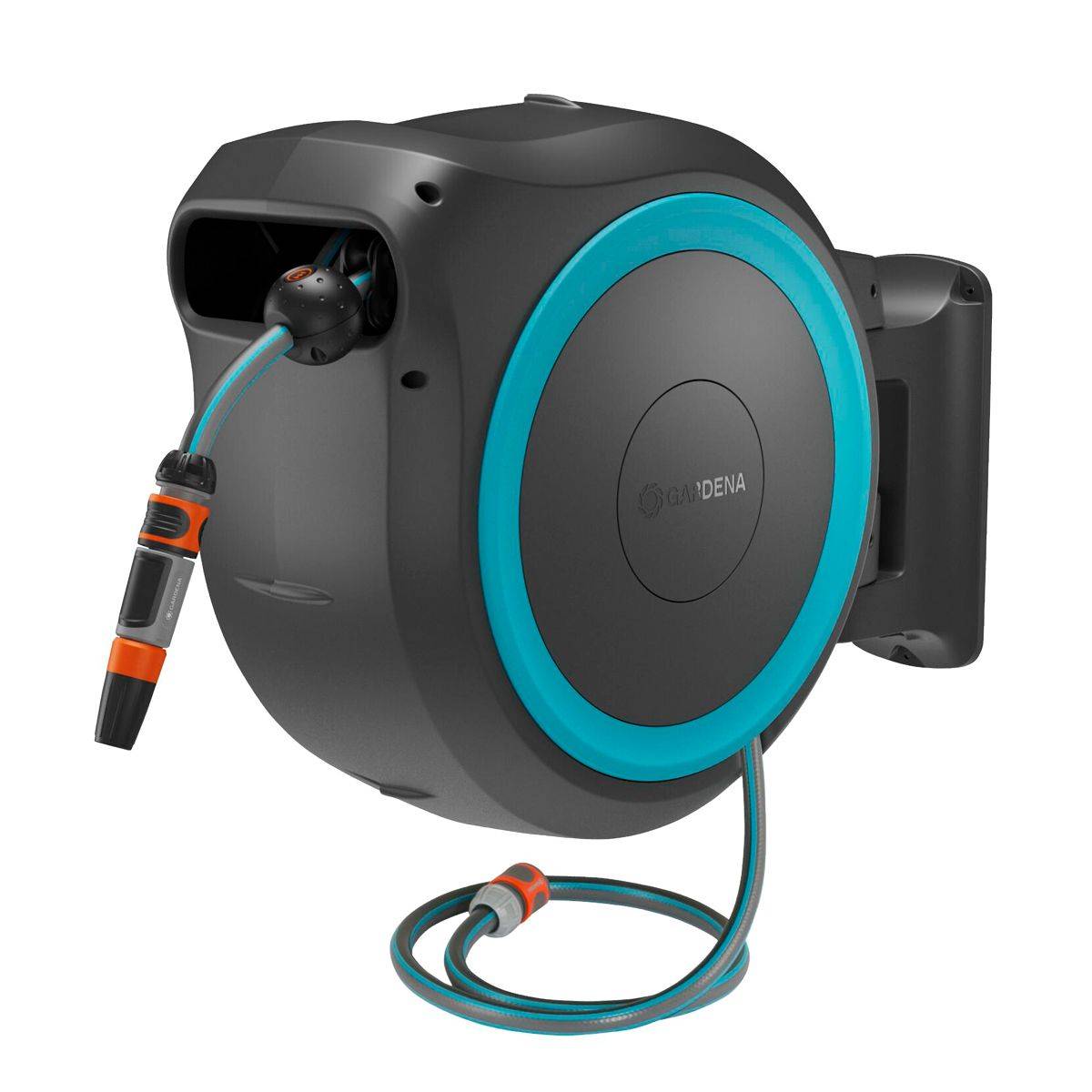 Gardena - Dévidoir automatique mural PowerRoll XXL - 18V - GARDENA - Kit prêt à l'emploi avec batterie P4A - 18645-20 - Image 1
