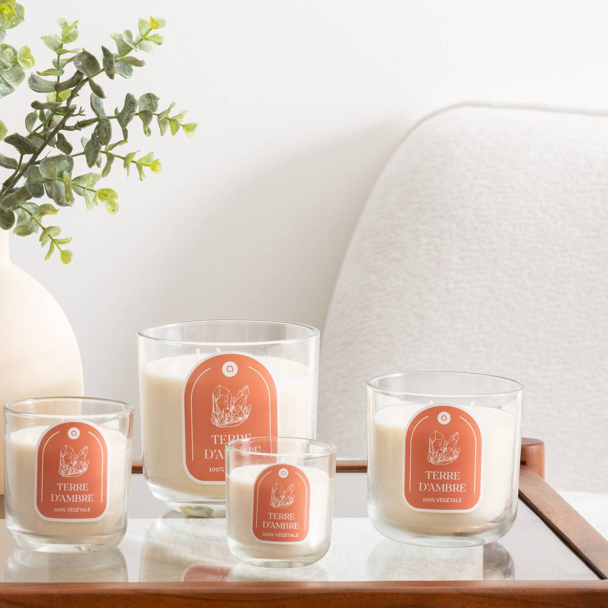 Atmosphera - Bougie parfumée " Floa" ambre 210g - Atmosphera Créateur d'intérieur - Image 1