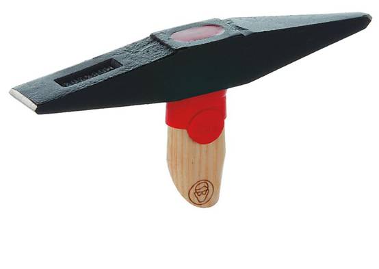 Marteau à piquer les soudures manche Hickory 280mm - MOB OUTILLAGE - 0430400301 - Image 1