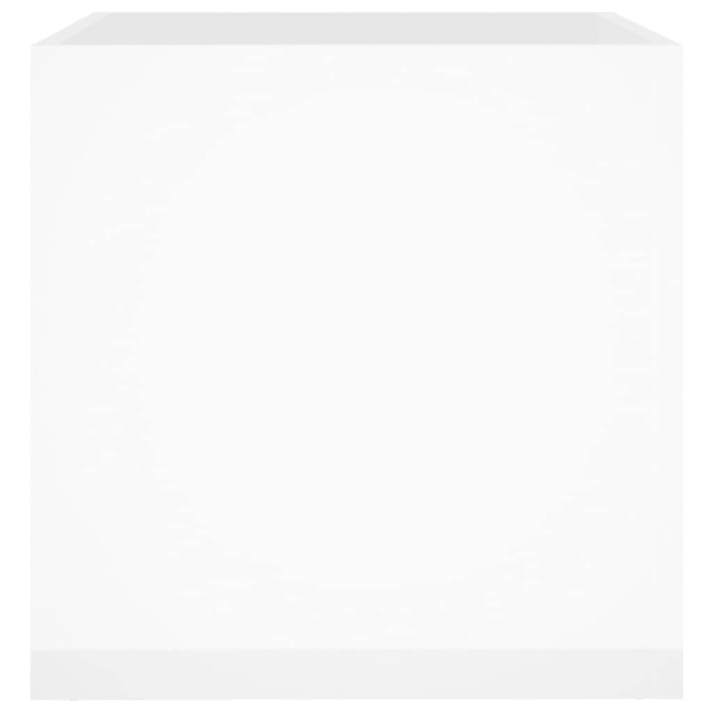 PANGIVO - Jardinière bois d'ingénierie blanc brillant 40 x 40 x 40 cm - PANGIVO - Image 6