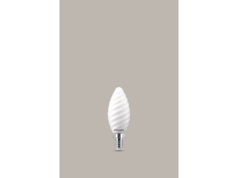 Osram - Ampoule variable led dépoli flamme torsadée E14 470Lm 40 W blanc neutre,OSRAM - Image 1
