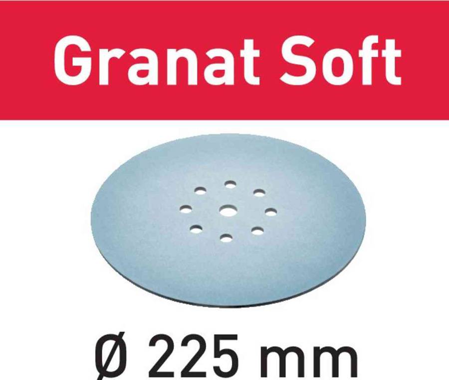 Abrasif Soft GRANAT STF D225 P180 GR S/25 - FESTOOL - 204225 - Image 1