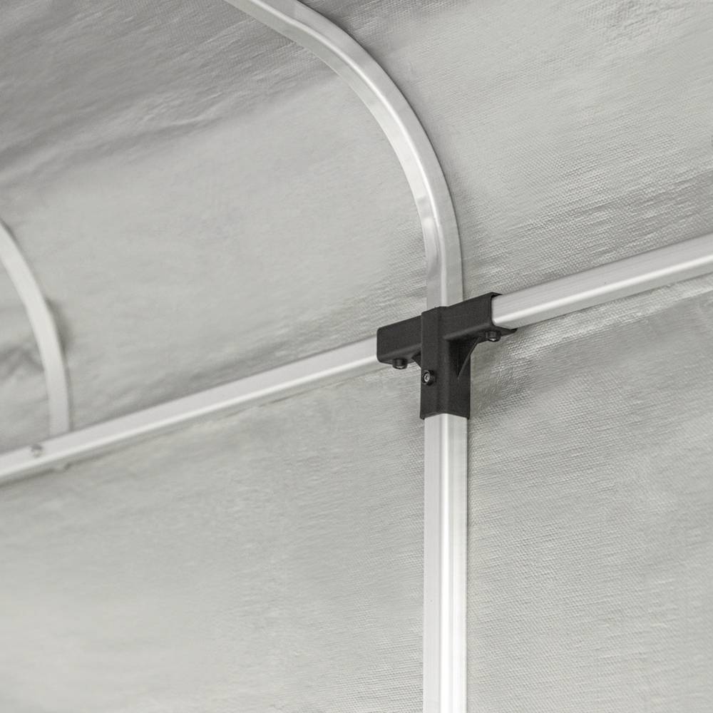 Abri de Jardin Abri de Vélo Argent L.219 x l.159 x H.165 cm SoBuy - Image 5