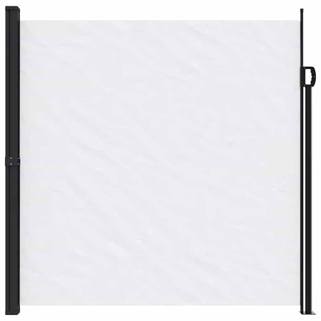 Store Banne - Auvent latéral rétractable blanc 200x600 cm - MEUBLE PRO - Image 3